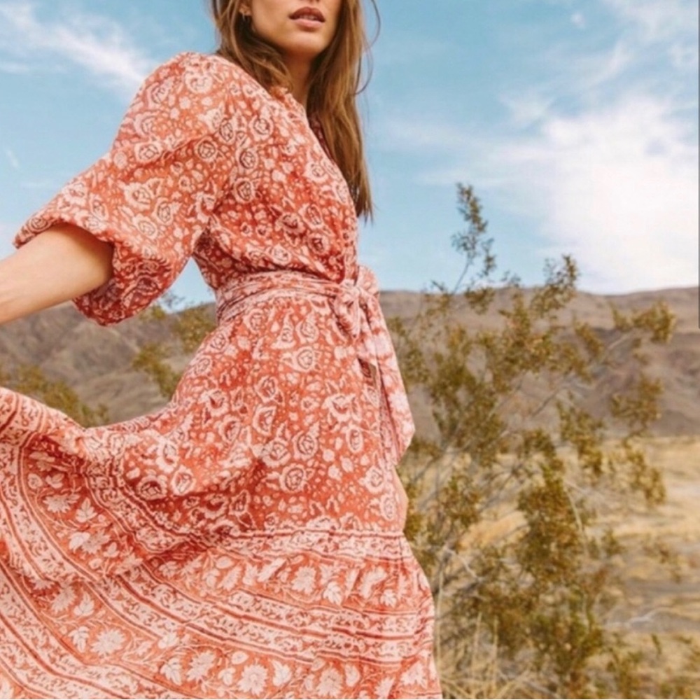 Like new! Cleobella Sara Midi Dress Size M